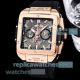 Copy Hublot Square Bang Unico Chronographl 42 mm Watches Rose Gold Blue Bezel (3)_th.jpg